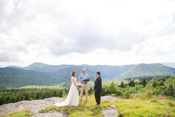 Summertime Mountain elopement