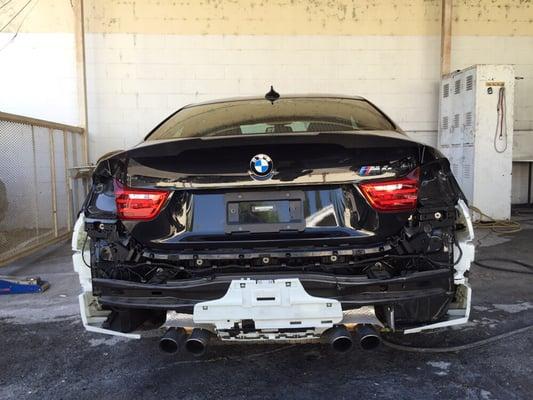 M4 Rear Damage.