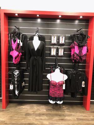 We get new lingerie on a regular basis so there's always something new in store for you to try on!