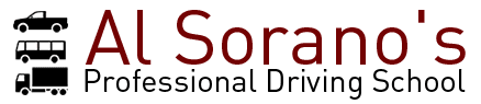 Al Sorano's Professional Driving School logo