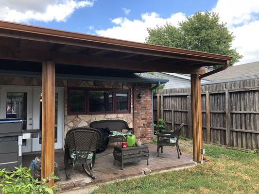 Gutters that matched my house and patio cover perfectly