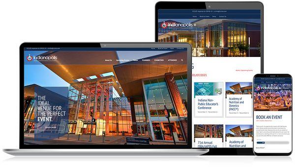 Indiana Convention Center Website Design