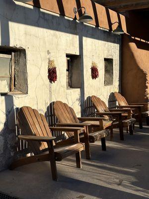 Relaxation zone by the spa