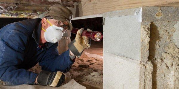 Our go-to solution for crawlspace moisture is encapsulation.