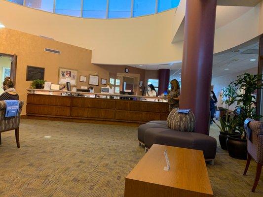 Waiting room/ front desk area.