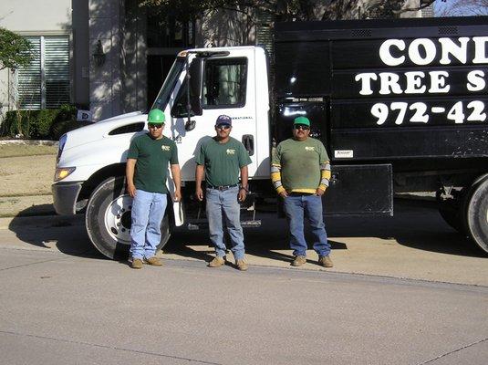 Great Tree Service and a few of our key crew members who make it all happen. Love these guys!