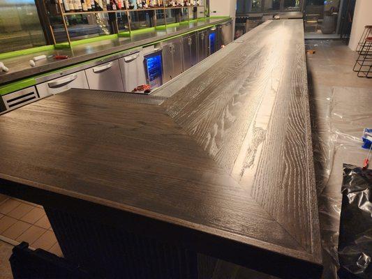 Matte Top Coat Bar Top