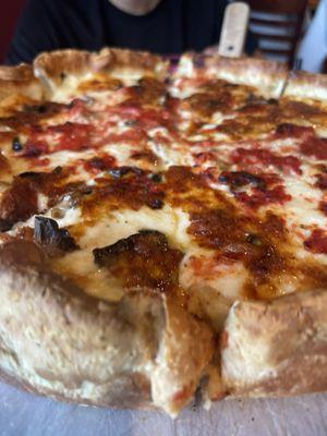 Deep dish pizza.