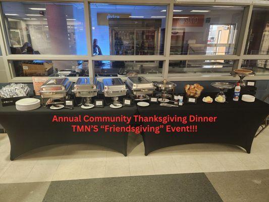 TMN hosts an annual Friendsgiving for free to the public