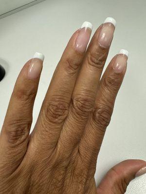 This is a $51 French manicure....NOPE