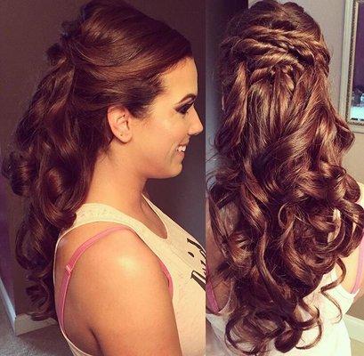 My wedding hairstyle