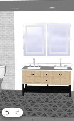 Renderings for your bathrooms.