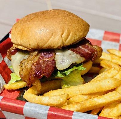 Swiss Bacon Burger