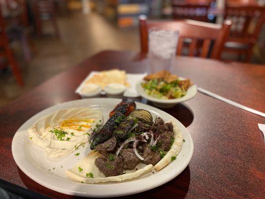 Lamb Tekka and Fattoush Salad