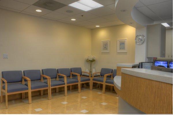 Reception room of Lisa Lam, DDS at South San Francisco Dental Care