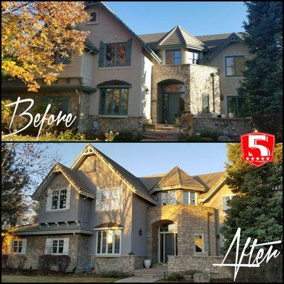 Exterior restoration. Complete makeover