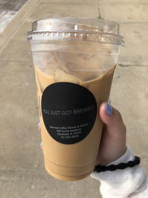 Brown sugar cinnamon iced latte