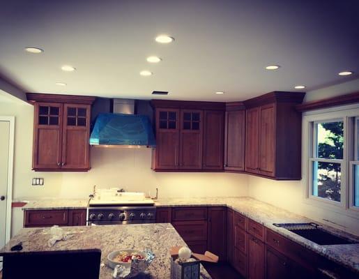 Kitchen lighting design and installation