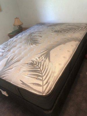 Sealy Posturpedic Plus Determination II Ultra Firm -LOVE!!! awesome for bad neck &/or back!! If in need of a firm bed-must have!!