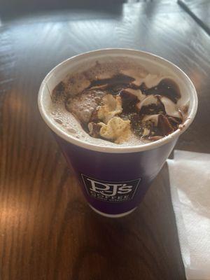 Smore latte hot and sweet!!