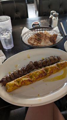 Chicken & beef kabob