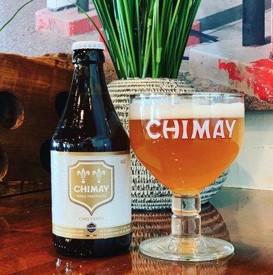 Join us at 6pm tonight for Pint Night,. We are featuring Chimay Cinq Cents, a delicious Belgian Tripel. Buy the beer, keep the glass.