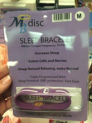 Natural sleep aid bracelet at Bassets