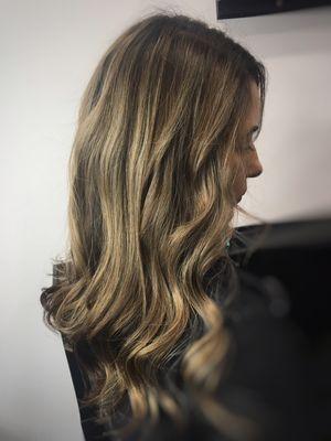 Full head balayage