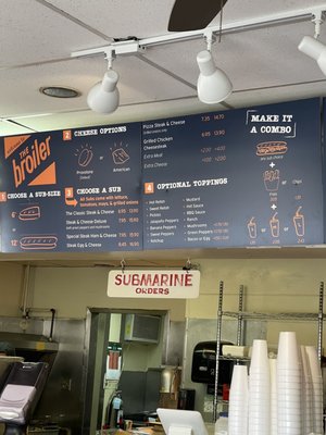 Most up to date menu