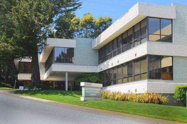 Front building of Dr. Kamille Mercardo's office at South San Francisco Dental Care