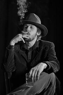 What would a good southern boy do without a great smoke now and then? Scream! This is my promo shot for GQ. LOL just kidding. Frank Stevens.