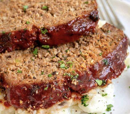 Homemade meatloaf specials