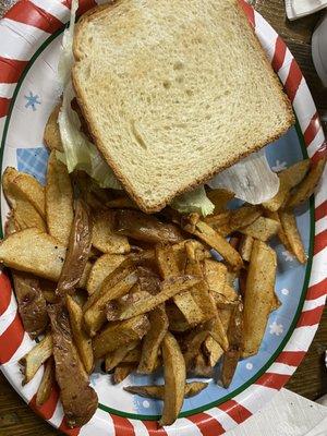 BLT and Floppy Fries