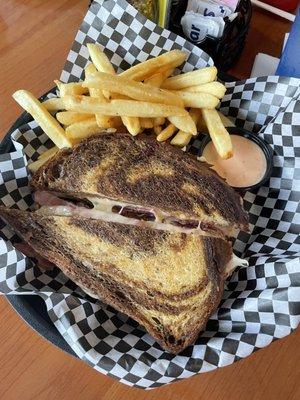 Reuben with fries