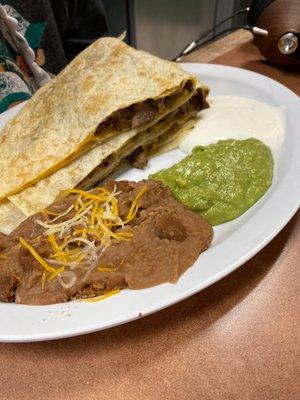 carne asada quesadilla