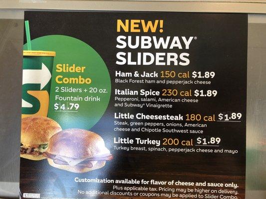 Sliders special