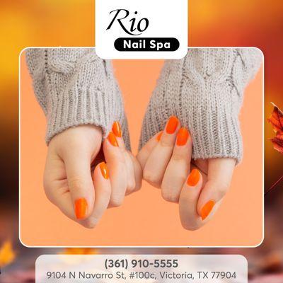 Let RIO Nail Spa help you express your style with unique nail designs.
 Relax and beautify yourself all in one visit!