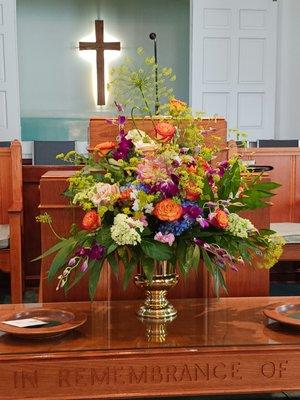 Mother's day arrangement at church (May 2022)