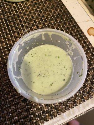 Famous green hot sauce