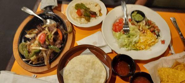 Sizzling Steak Fajitas