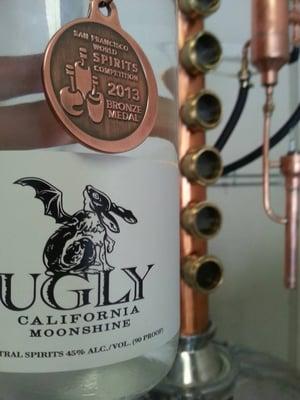 2013 Bronze Medal Winner in the "Other White Spirits" Category at the San Francisco World Spirits Competition.