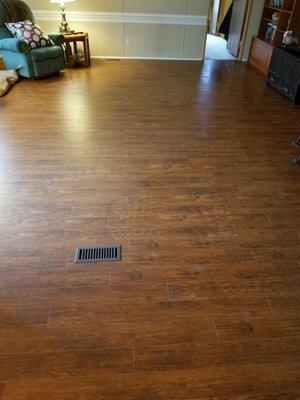 Great job on this laminate floors