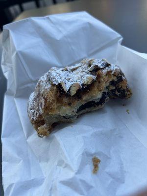 Chocolate almond croissant $6