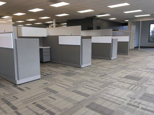 Modern office workstations built exactly to your spec, typically delivered in 2 weeks