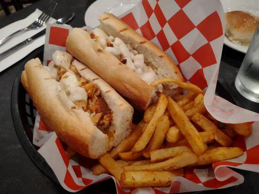 Buffalo chicken cheesesteak