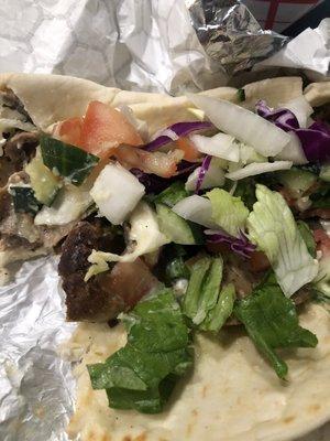 Lamb/beef gyro