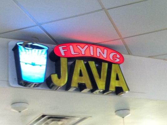 Stop in right next door for some Flying Java.