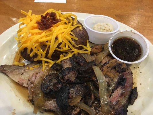 Prime Rib & Loaded Baked Potato