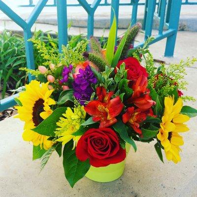 Cheerful flowers to brighten someone's day