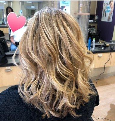 Haircut with blow-dry and style